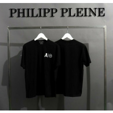 필립플레인 스컬 프린팅 반팔티