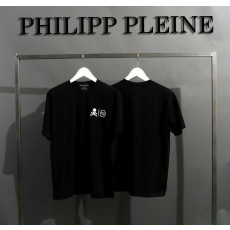 필립플레인 스컬 프린팅 반팔티