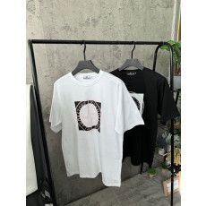 스톤아일랜드 컴퍼스 사각 로고 반팔티