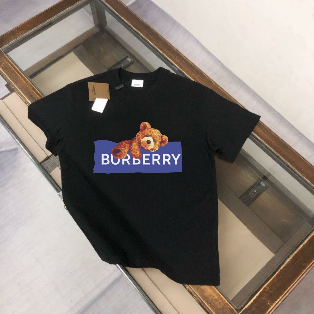 버버리 박스 로고 테디 반팔티