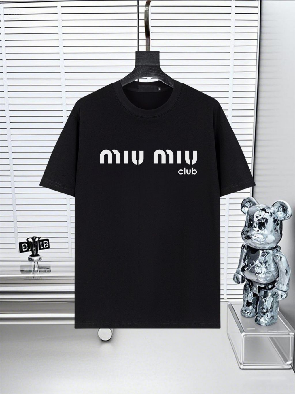 미우미우 클럽 로고 반팔티