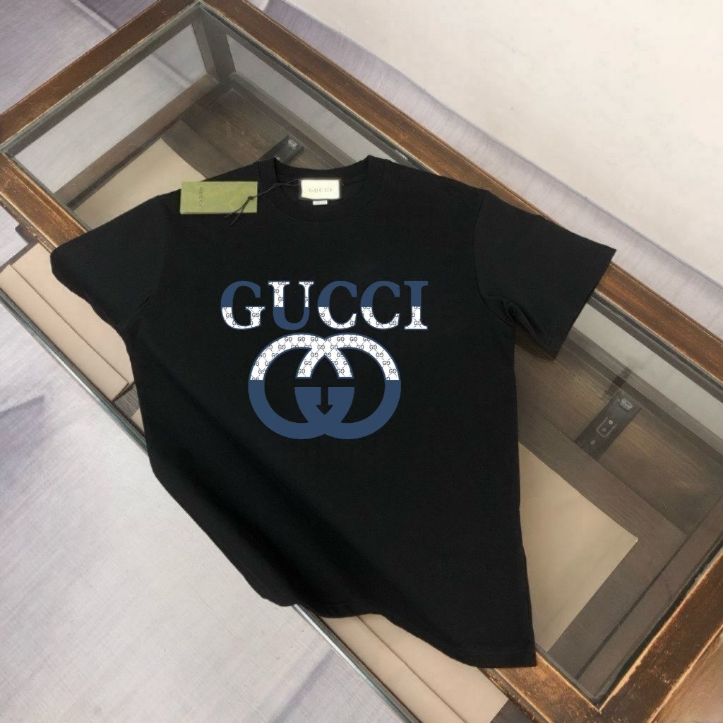 구찌 자가드 패턴 반팔티