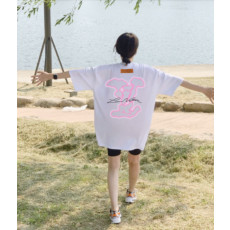 루이비통 핑크 구름 반팔티