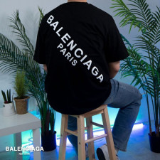 발렌시아가 사선 파리스 반팔티