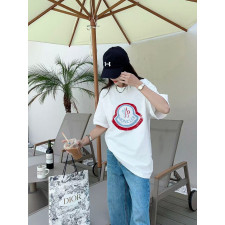 몽클레어 태극 컬러 로고 반팔티