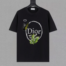 디올 버터플라이 나비 나염 반팔티