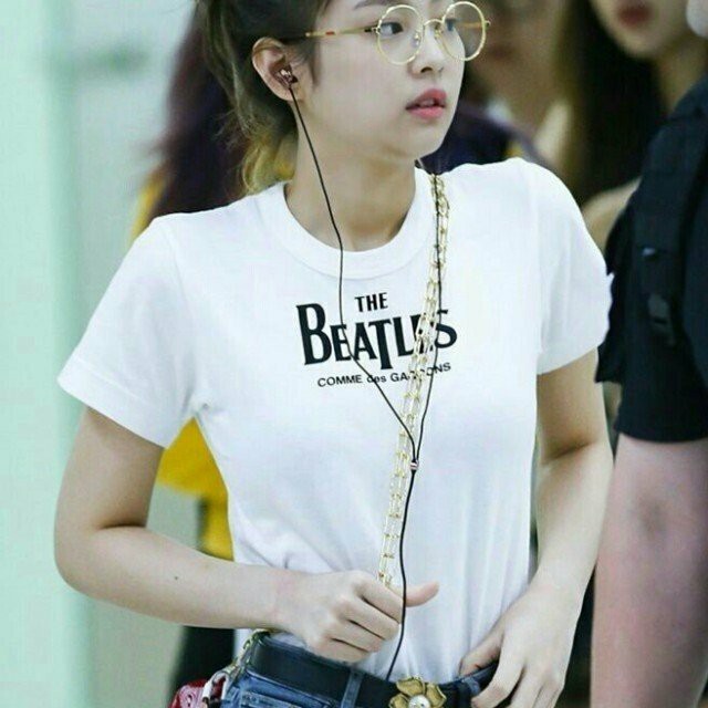 꼼데가르송 비틀즈 라운드 반팔티