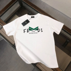 펜디 그린 아이즈 레터링 로고 반팔티