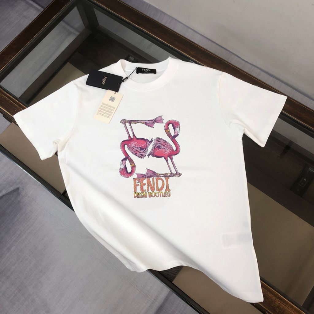 펜디 플라밍고 반팔티