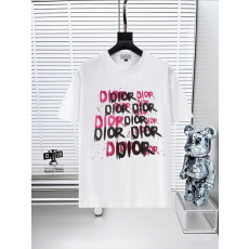 디올 핑크 투톤 페인팅 반팔티