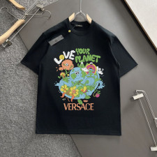 베르사체 뉴 월드 지구 반팔티