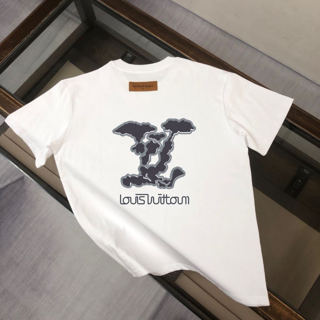 루이비통 브라운 크립토 클라우드 반팔티