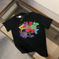 베르사체 장미 플라워 반팔티