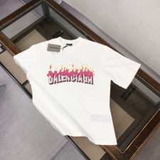 발렌시아가 불꽃 로고 반팔티