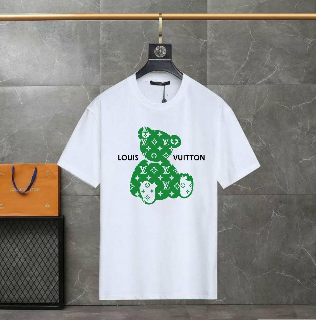 루이비통 그린 테디 반팔티