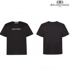 발렌시아가 심볼릭 라운드 반팔티