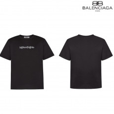 발렌시아가 심볼릭 라운드 반팔티