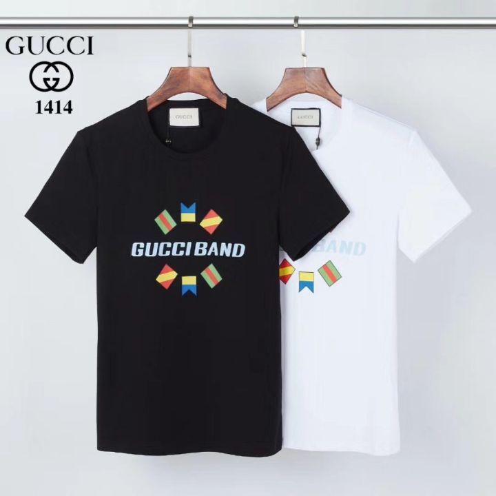 구찌 국기 나염 반팔티