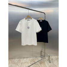 스톤아일랜드 퍼플 일식 프린트 반팔티