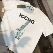 구찌 프레야 하타스 ICCUG 프린트 반팔티