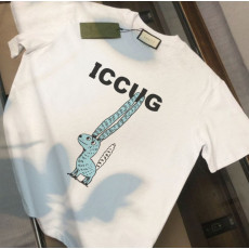 구찌 프레야 하타스 ICCUG 프린트 반팔티