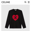 셀린느 하트 로고 긴팔티