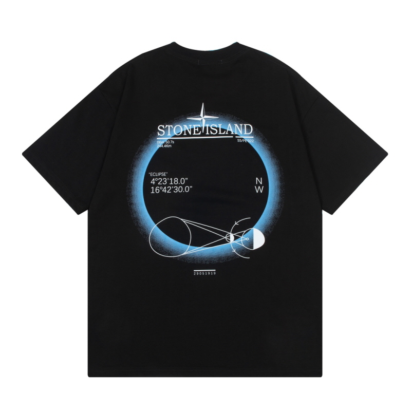 스톤아일랜드 일식 후광 코튼 저지 반팔티