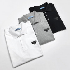 프라다 플레이트 PK 반팔 카라티