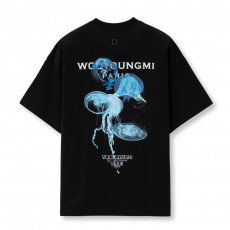 우영미 해파리 그래픽 반팔티