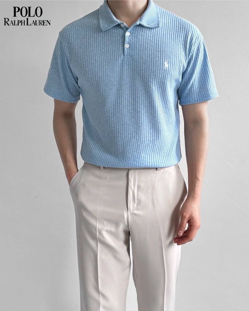 폴로 랄프로렌 벨르 카라 반팔 니트