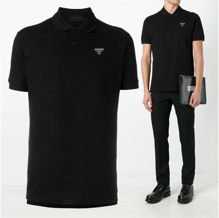 프라다 가슴 패치 PK 반팔 카라티