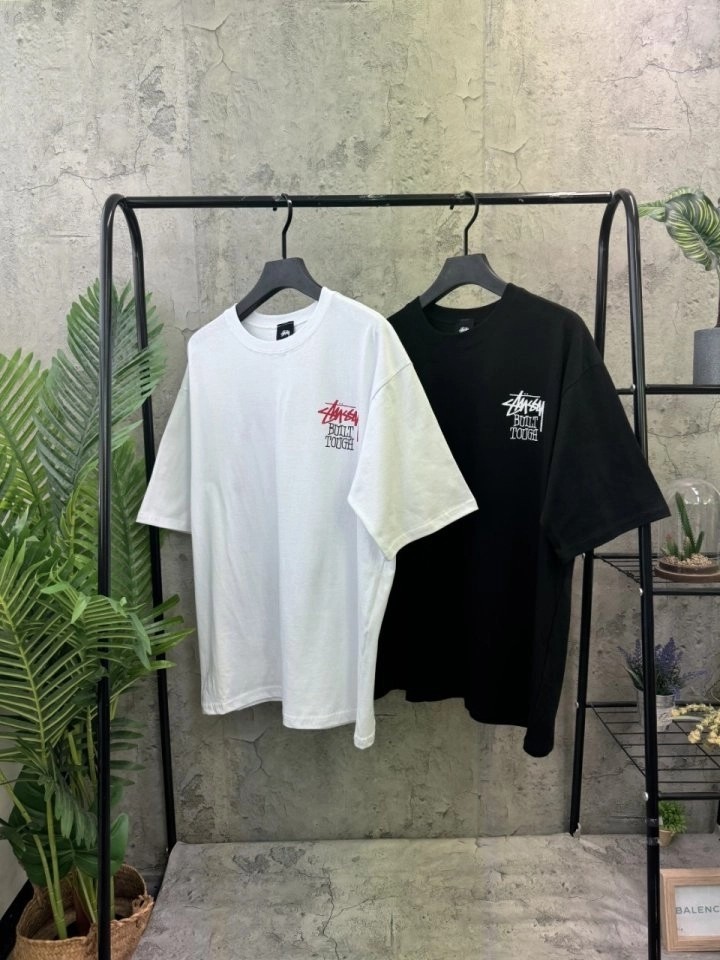 스투시 테드 하프 반팔티