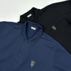 버버리 B shield 자수 반팔 카라티