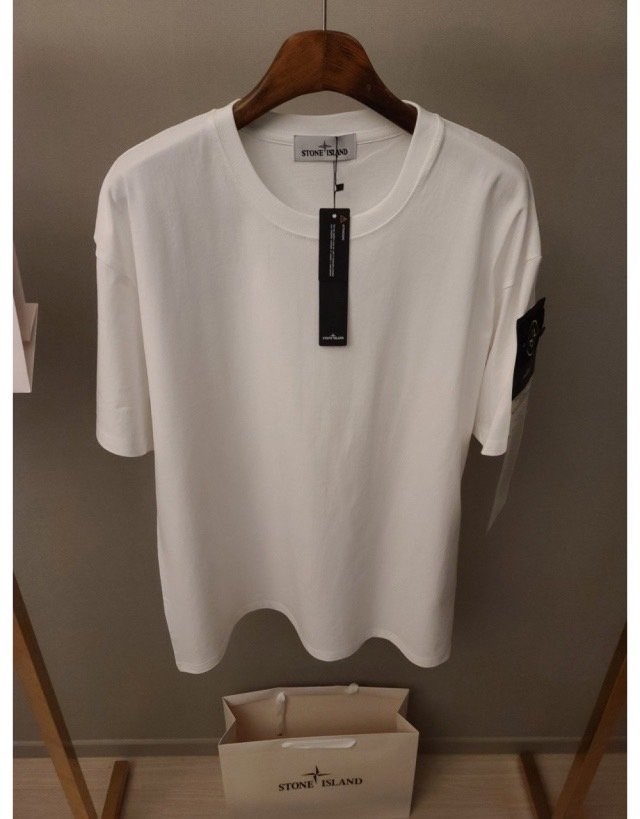 스톤아일랜드 워싱 피그먼트 빈티지 20수 와펜 반팔티