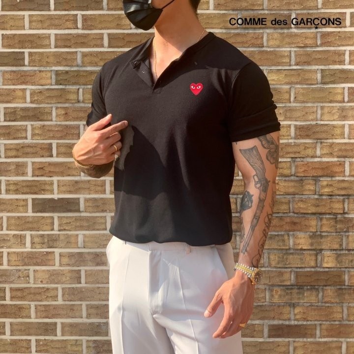 꼼데가르송 와펜 머슬 헨리 반팔티