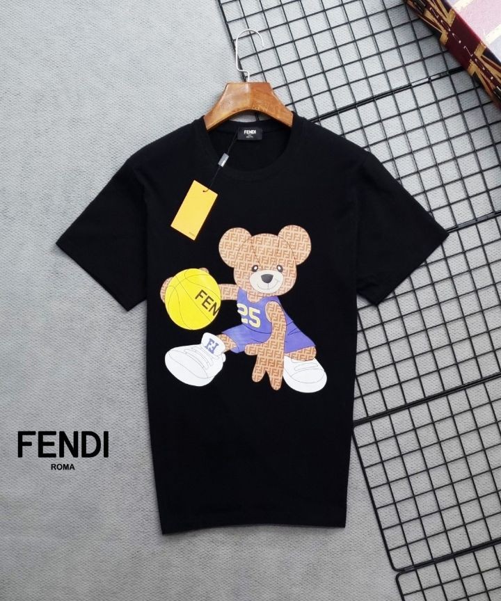 펜디 농구 곰돌이 반팔티