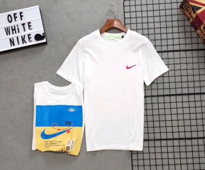 오프화이트 X 나이키 조던 콜라보 2022 반팔티