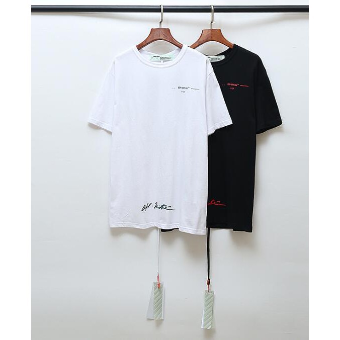 오프화이트 오로라 반팔티