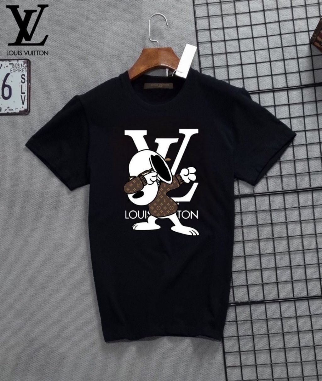 루이비통 스누피 모노 라운드 반팔티