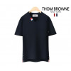 톰브라운 시그니처 브이넥 반팔티