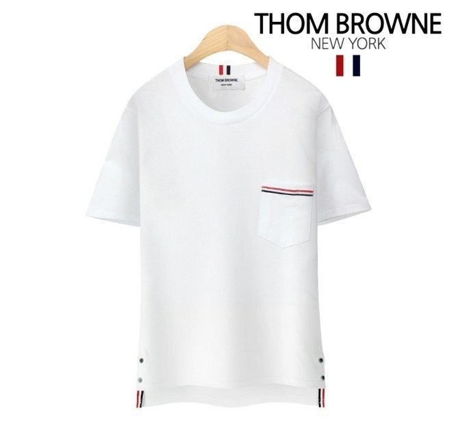 톰브라운 시그니처 라운드넥 반팔티