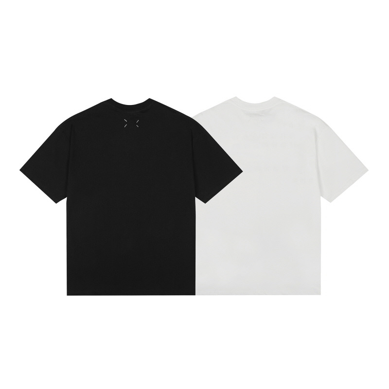 메종마르지엘라 중앙 자수 반팔티