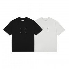 메종마르지엘라 중앙 자수 반팔티