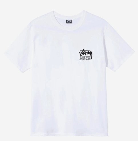 스투시 도버스트리트 런던 라운드 반팔티