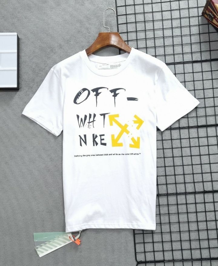 나이키 X 오프화이트 콜라보 심슨 에디션 반팔티