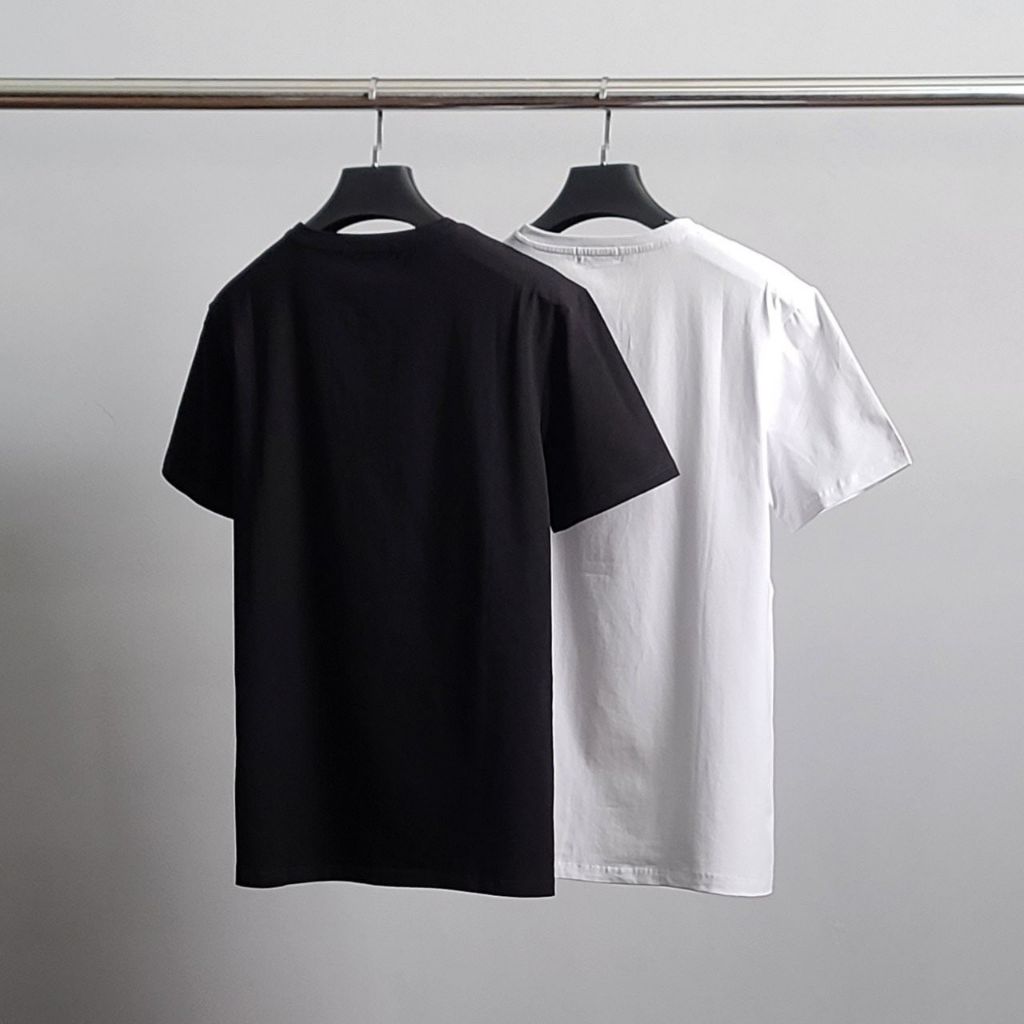 버버리 투톤 레터링 반팔티