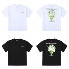 우영미 플라워 리액티브 로즈골드링 반팔티