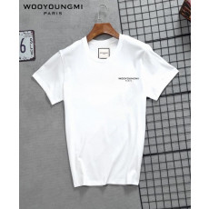 우영미 백로고 나비 라운드 반팔티