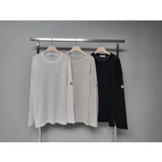 몽클레어 마린 린넨 썸머 니트