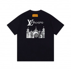 루이비통 웅장한 성로고 반팔티